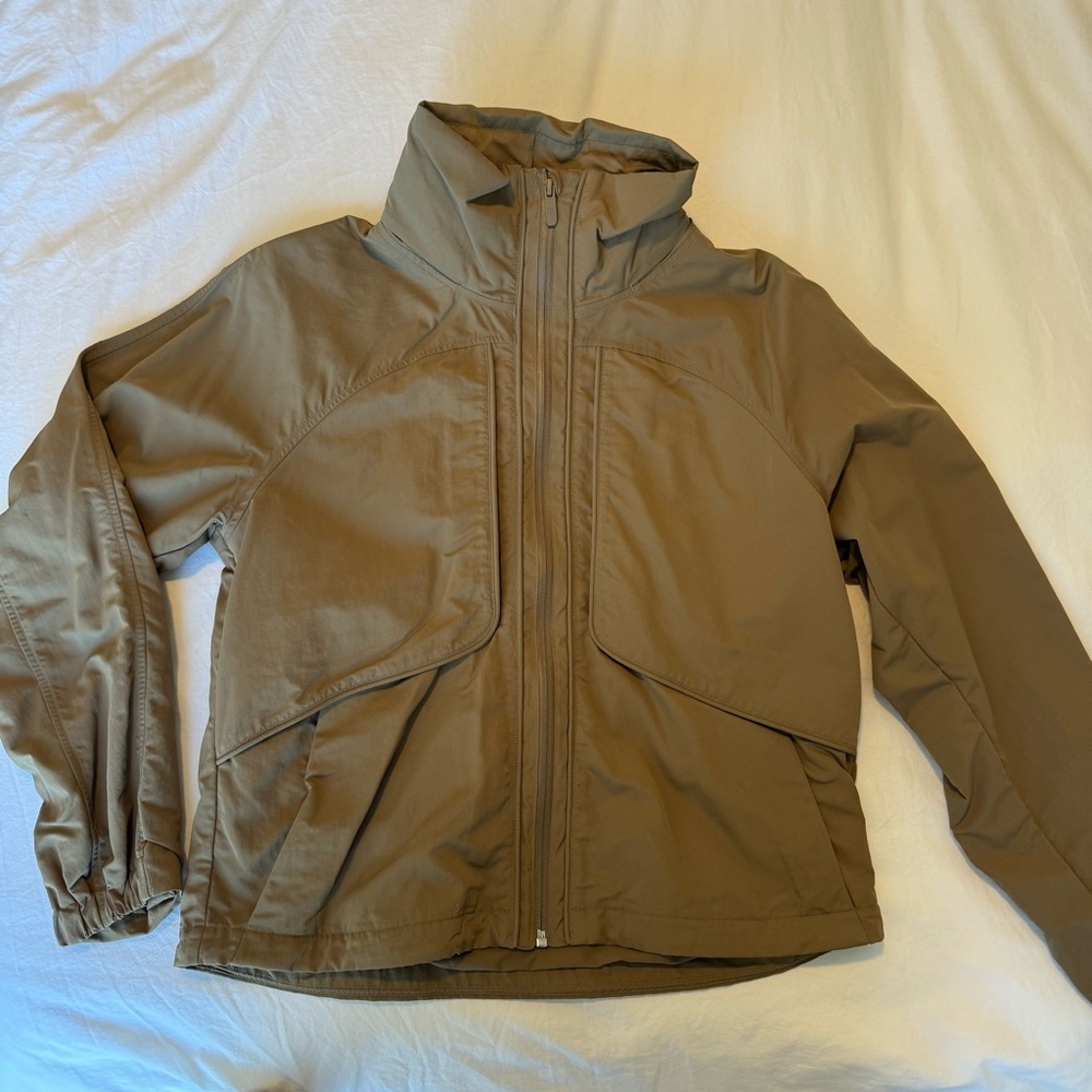 lululemon always effortless jacket | Tan Windbreaker Jacket